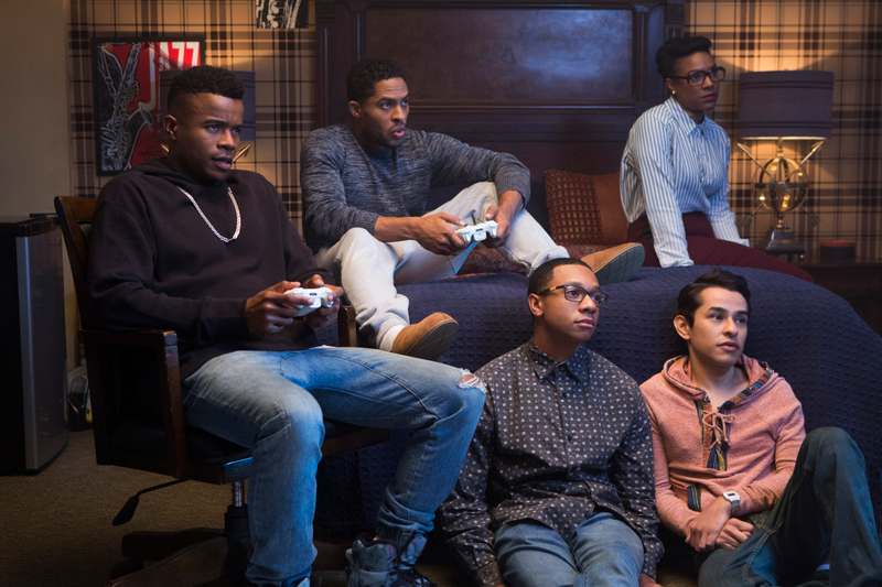 Marque Richardson, Brandon P Bell, DeRon Horton, Courtney Sauls, and Rudy Martinez